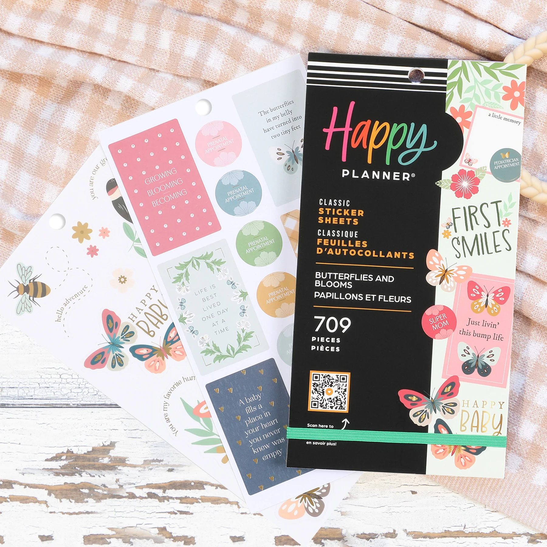 Butterflies and Blooms Baby - Value Pack Stickers