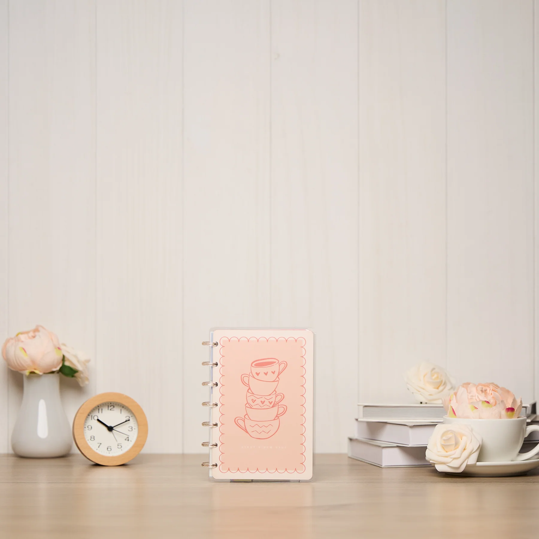 Undated Café Coquette Customizable Planner - Mini Dashboard Layout - 12 Months