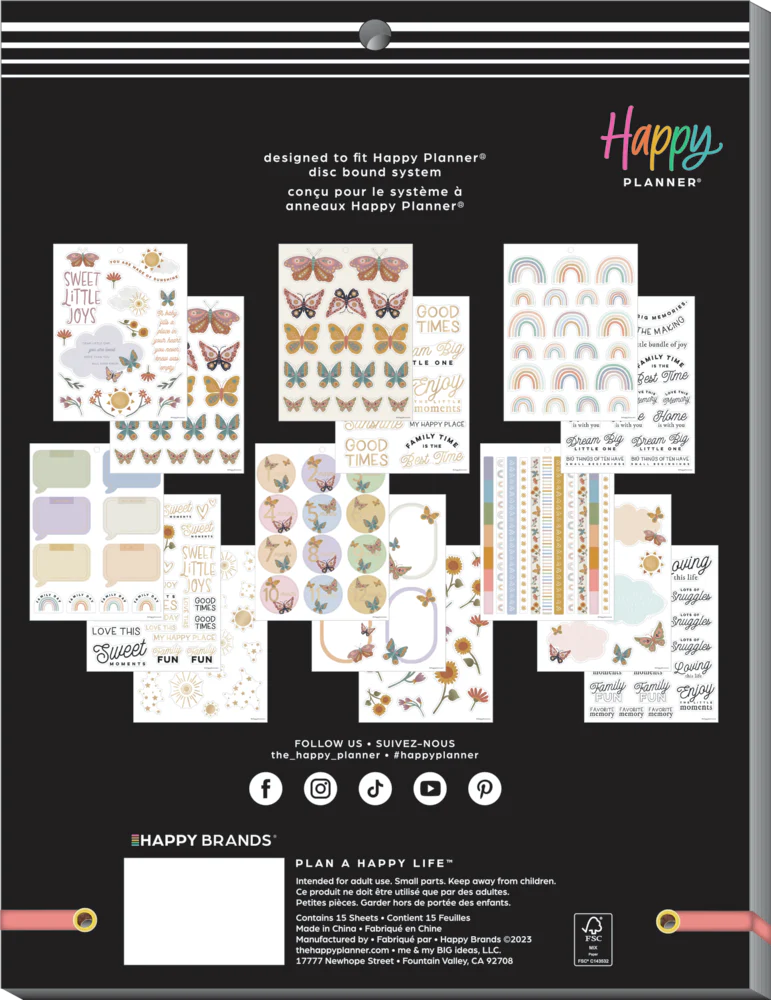 Beloved Butterflies Baby - Large Value Pack Stickers 7 Beloved Butterflies Baby - Large Value Pack Stickers