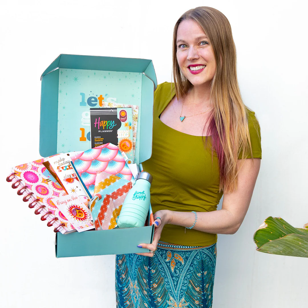 Cat Coq x Happy Planner Retro Sunset Traveler - Be Happy Box 13 Cat Coq x Happy Planner Retro Sunset Traveler - Be Happy Box