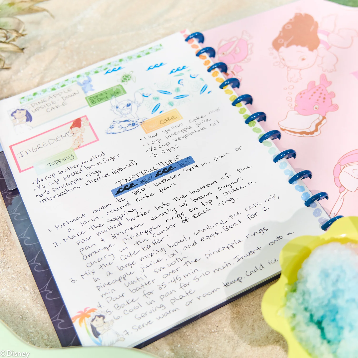 Disney Lilo & Stitch Make Waves - Dotted Lined Big Notebook - 60 Sheets 4 Disney Lilo & Stitch Make Waves - Dotted Lined Big Notebook - 60 Sheets