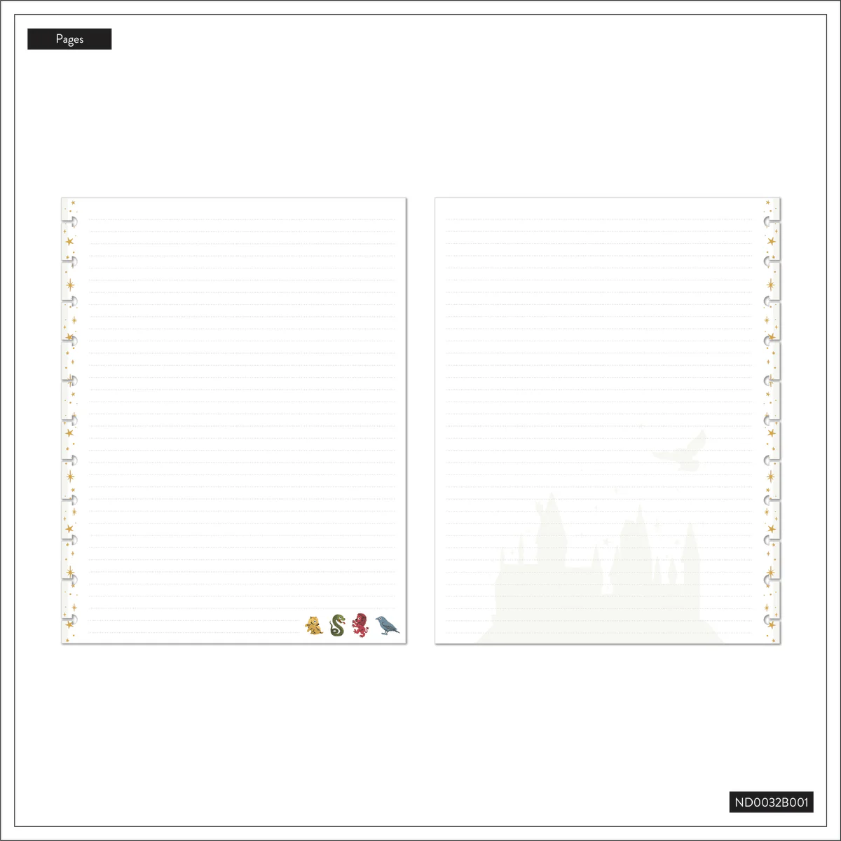 Harry Potter Student - Dotted Lined Big Notebook - 60 Sheets 11 Harry Potter Student - Dotted Lined Big Notebook - 60 Sheets