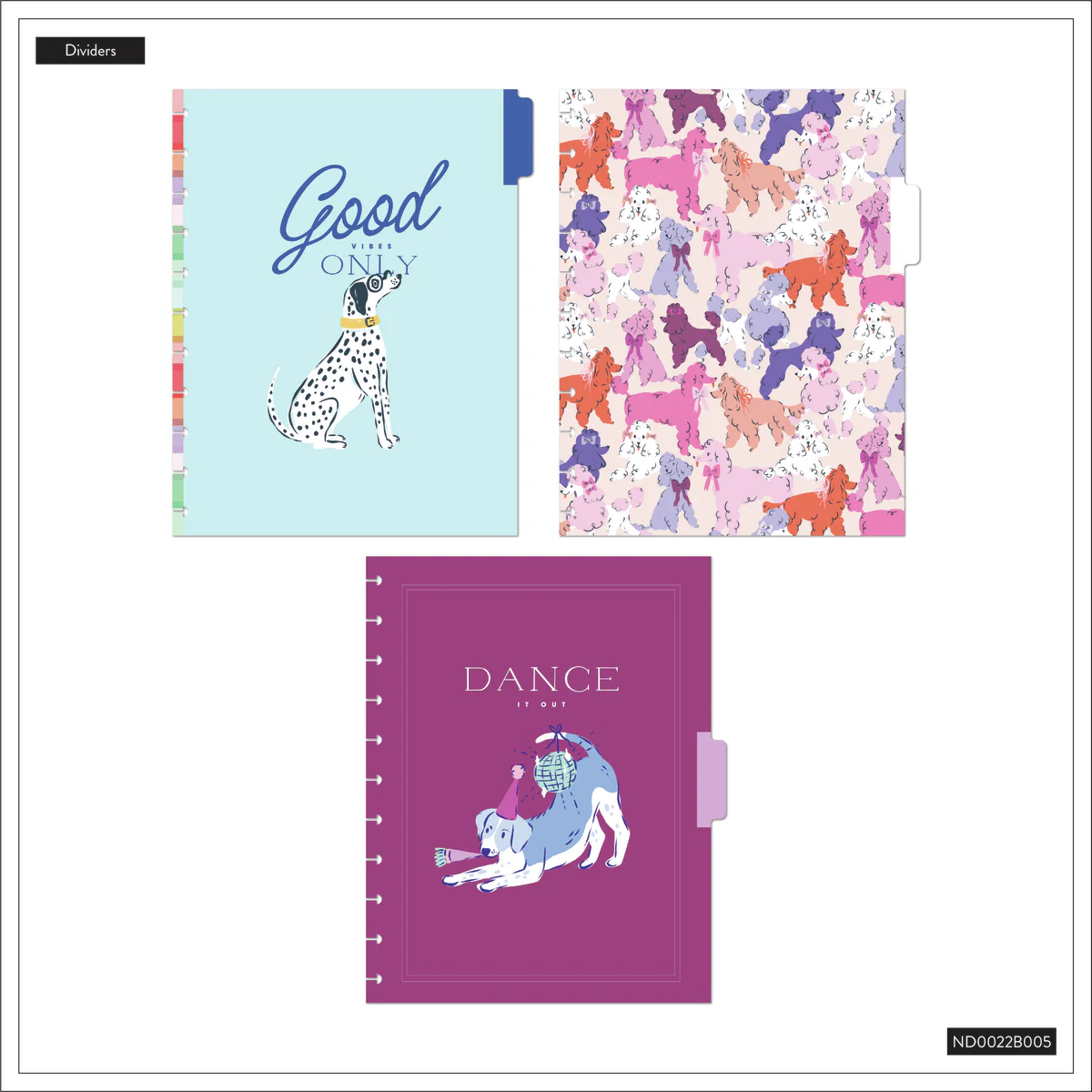 Pawsitive Seasonal Dogs - Dot Grid Big Notebook - 60 Sheets 9 Pawsitive Seasonal Dogs - Dot Grid Big Notebook - 60 Sheets