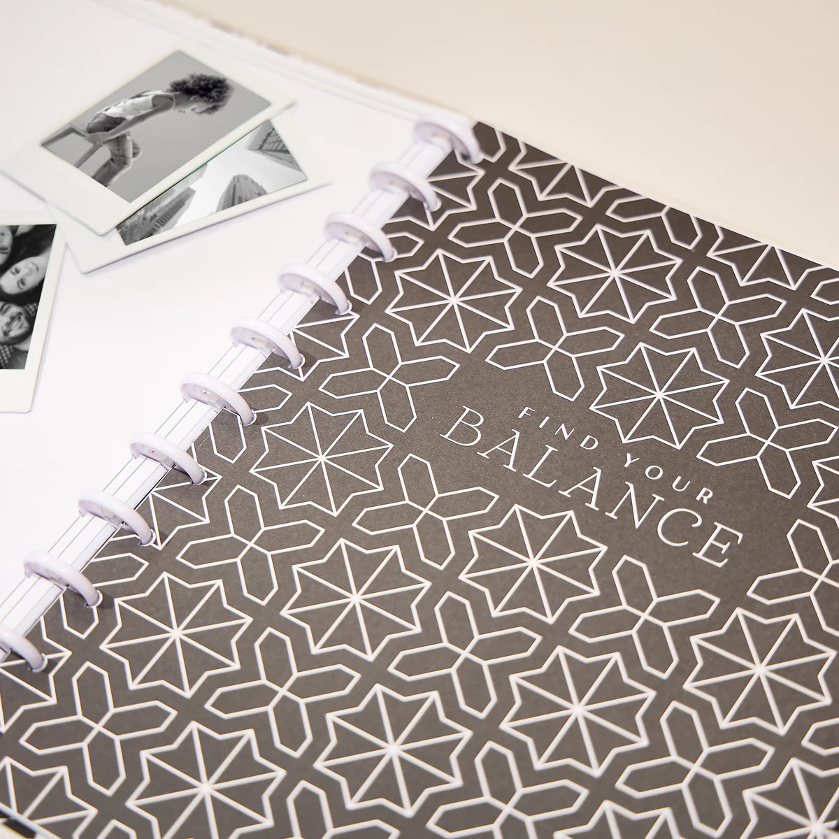 Textured Tile - Dotted Lined Big Notebook - 60 Sheets