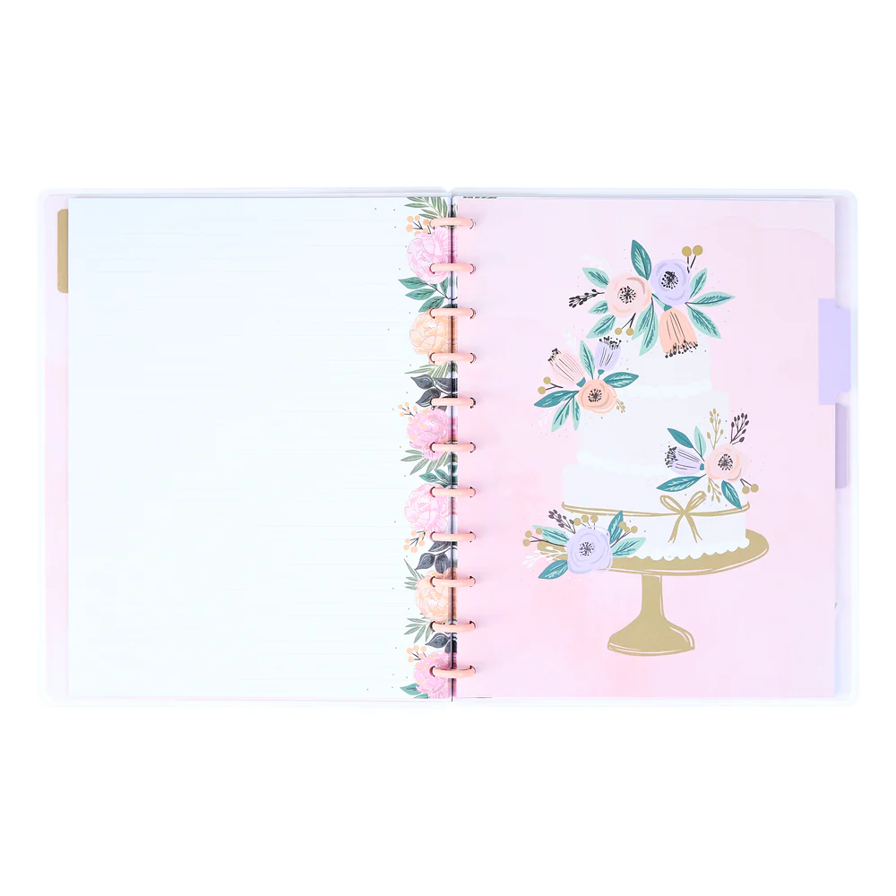 Garden Wedding - Dotted Lined Big Notebook - 60 Sheets 4 Garden Wedding - Dotted Lined Big Notebook - 60 Sheets