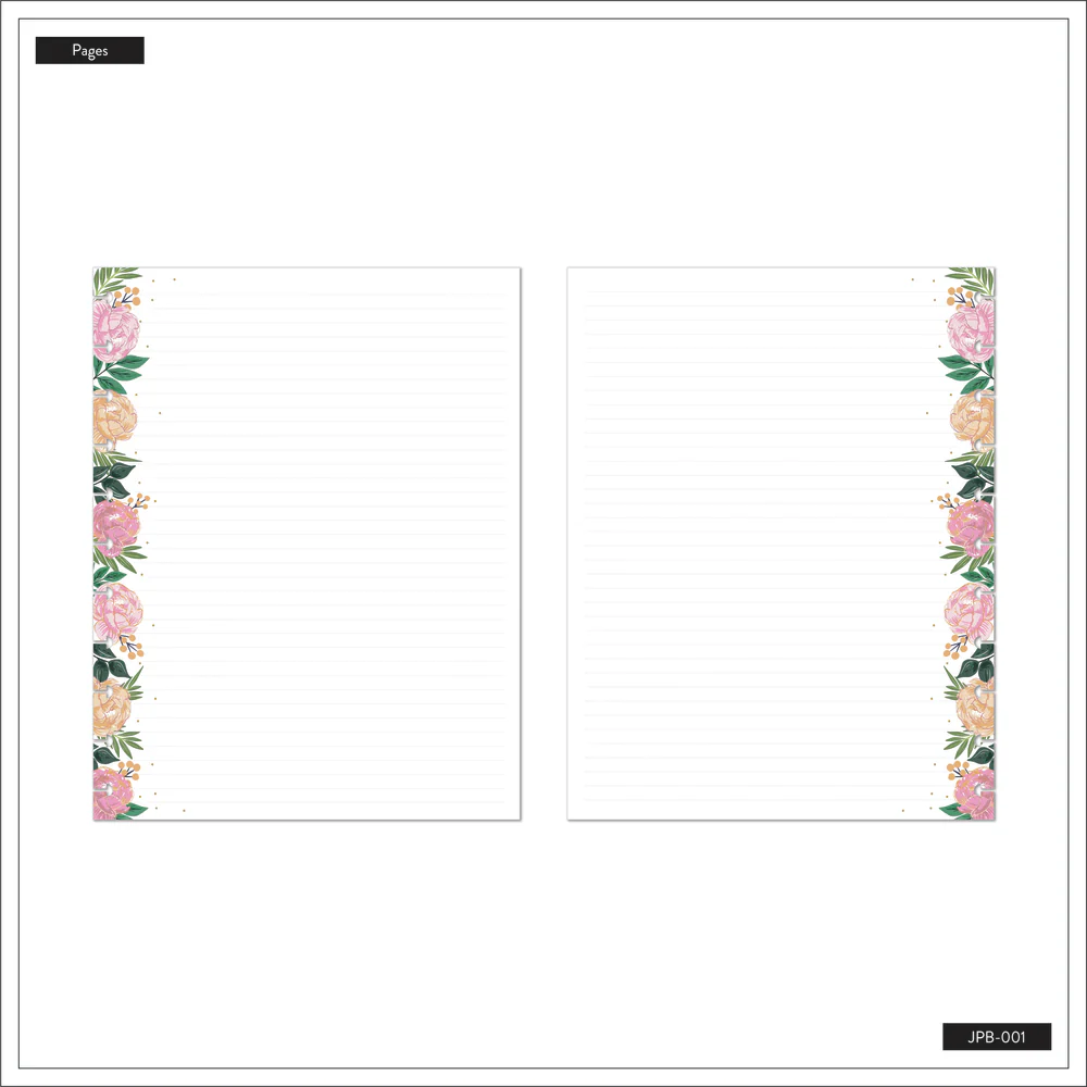 Garden Wedding - Dotted Lined Big Notebook - 60 Sheets 6 Garden Wedding - Dotted Lined Big Notebook - 60 Sheets
