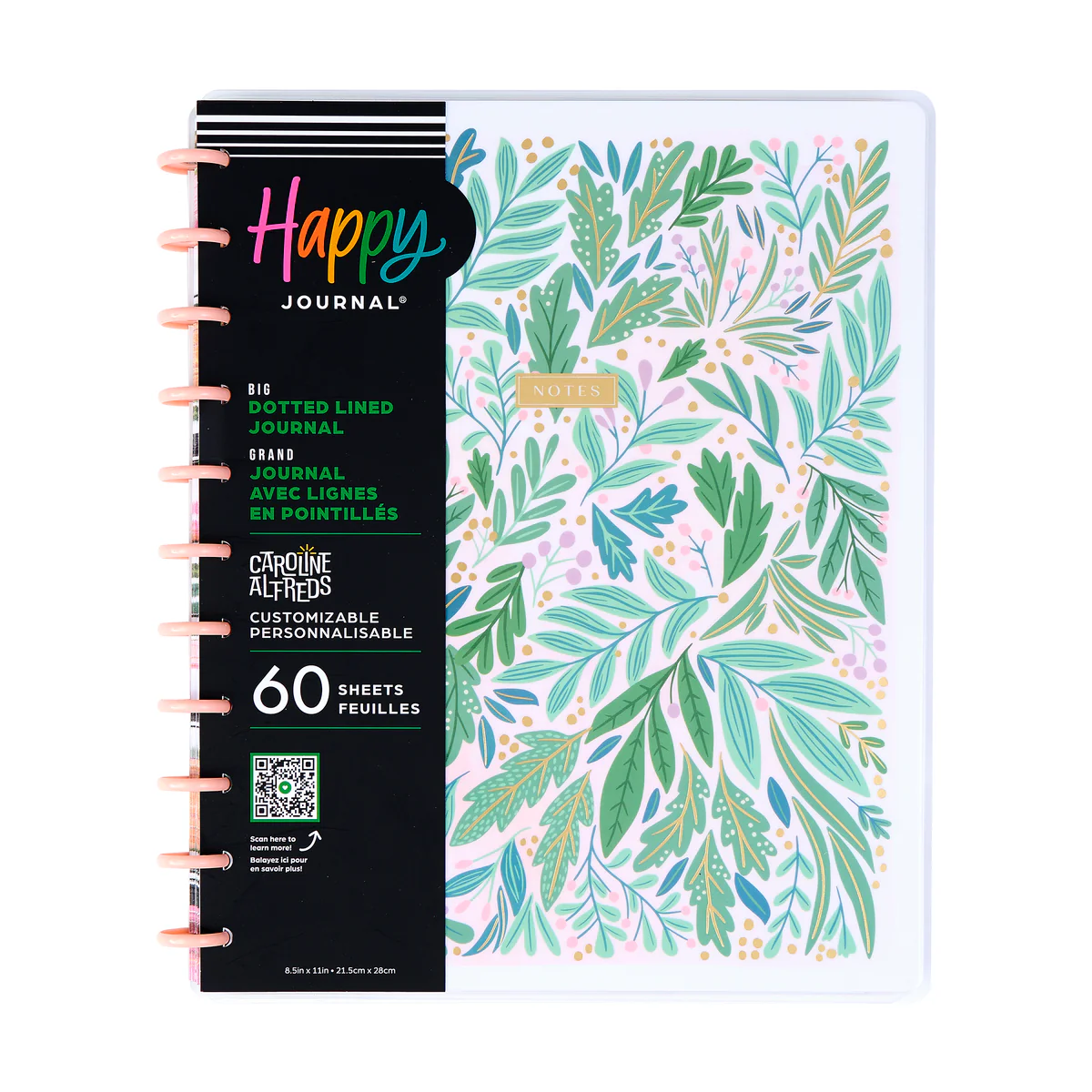 Garden Wedding - Dotted Lined Big Notebook - 60 Sheets 7 Garden Wedding - Dotted Lined Big Notebook - 60 Sheets