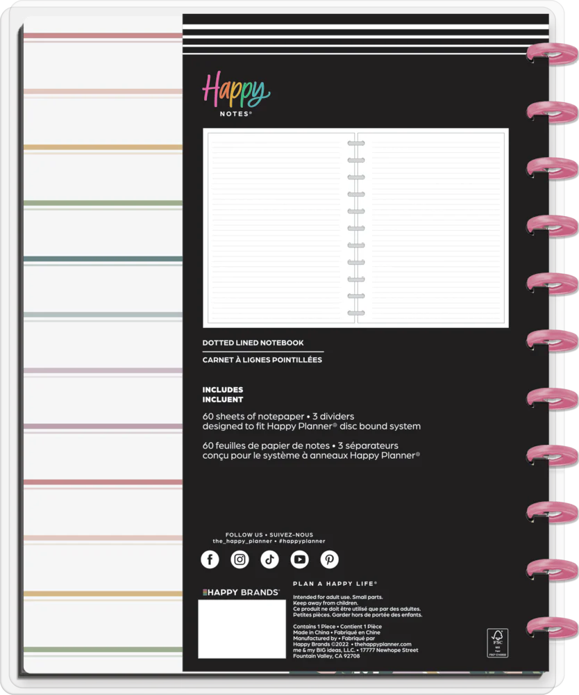 Subtle Sophisticated - Dotted Lined Big Notebook - 60 Sheets 9 Subtle Sophisticated - Dotted Lined Big Notebook - 60 Sheets