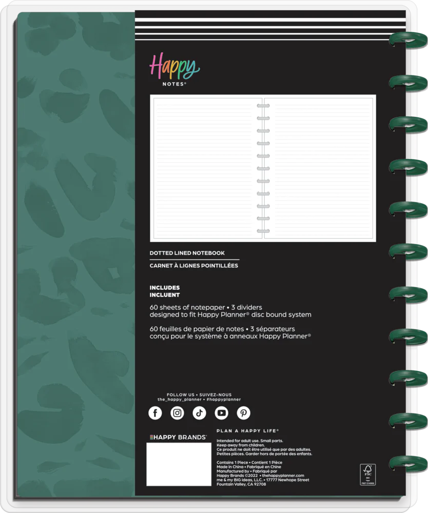 Gone Wild - Dotted Lined Big Notebook - 60 Sheets 7 Gone Wild - Dotted Lined Big Notebook - 60 Sheets