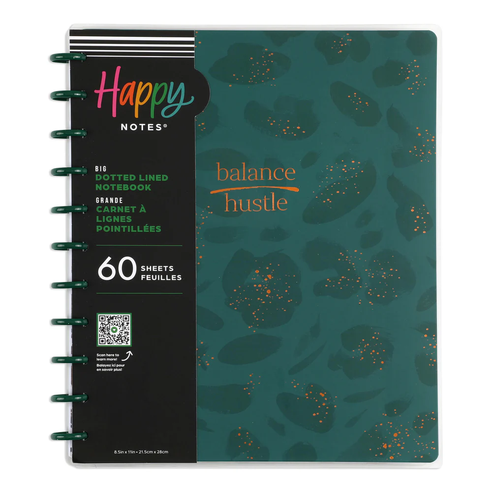 Gone Wild - Dotted Lined Big Notebook - 60 Sheets 8 Gone Wild - Dotted Lined Big Notebook - 60 Sheets