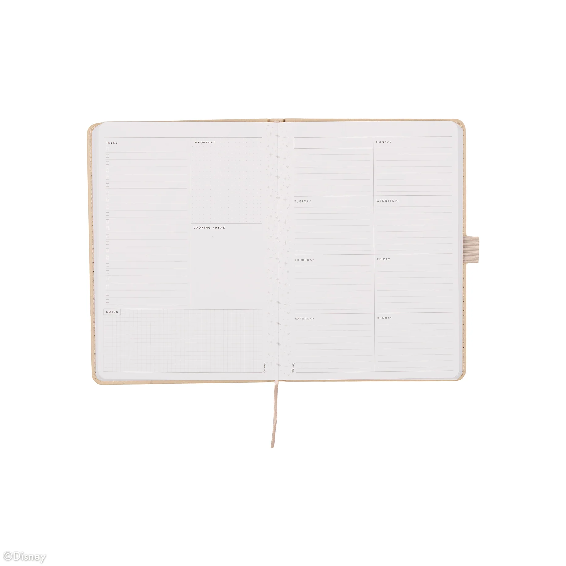 Undated Premium Ivory Disney Mickey Mouse Book Bound Planner - Small Dashboard Layout - 12 Months 13 Undated Premium Ivory Disney Mickey Mouse Book Bound Planner - Small Dashboard Layout - 12 Months