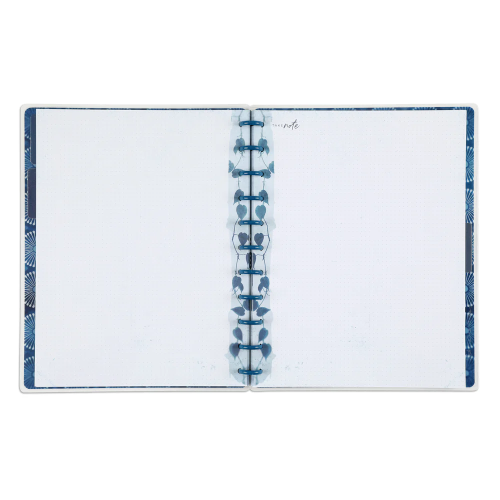 Cyanotype Big Notebook - Dot Grid Pages - 60 Sheets 4 Cyanotype Big Notebook - Dot Grid Pages - 60 Sheets