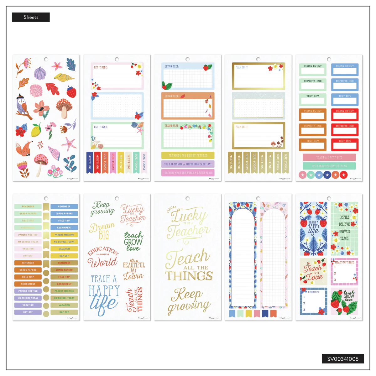 Teaching Seasons - Value Pack Stickers - Big 10 Teaching Seasons - Value Pack Stickers - Big