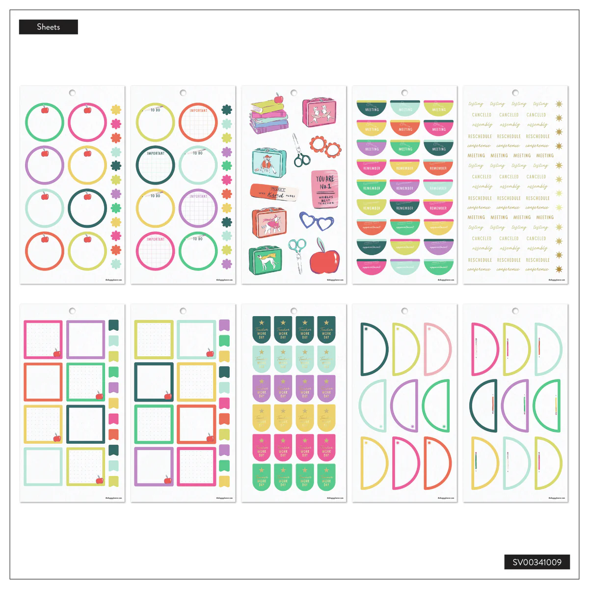 Pawsitive Teacher - Value Pack Stickers - Big 11 Pawsitive Teacher - Value Pack Stickers - Big