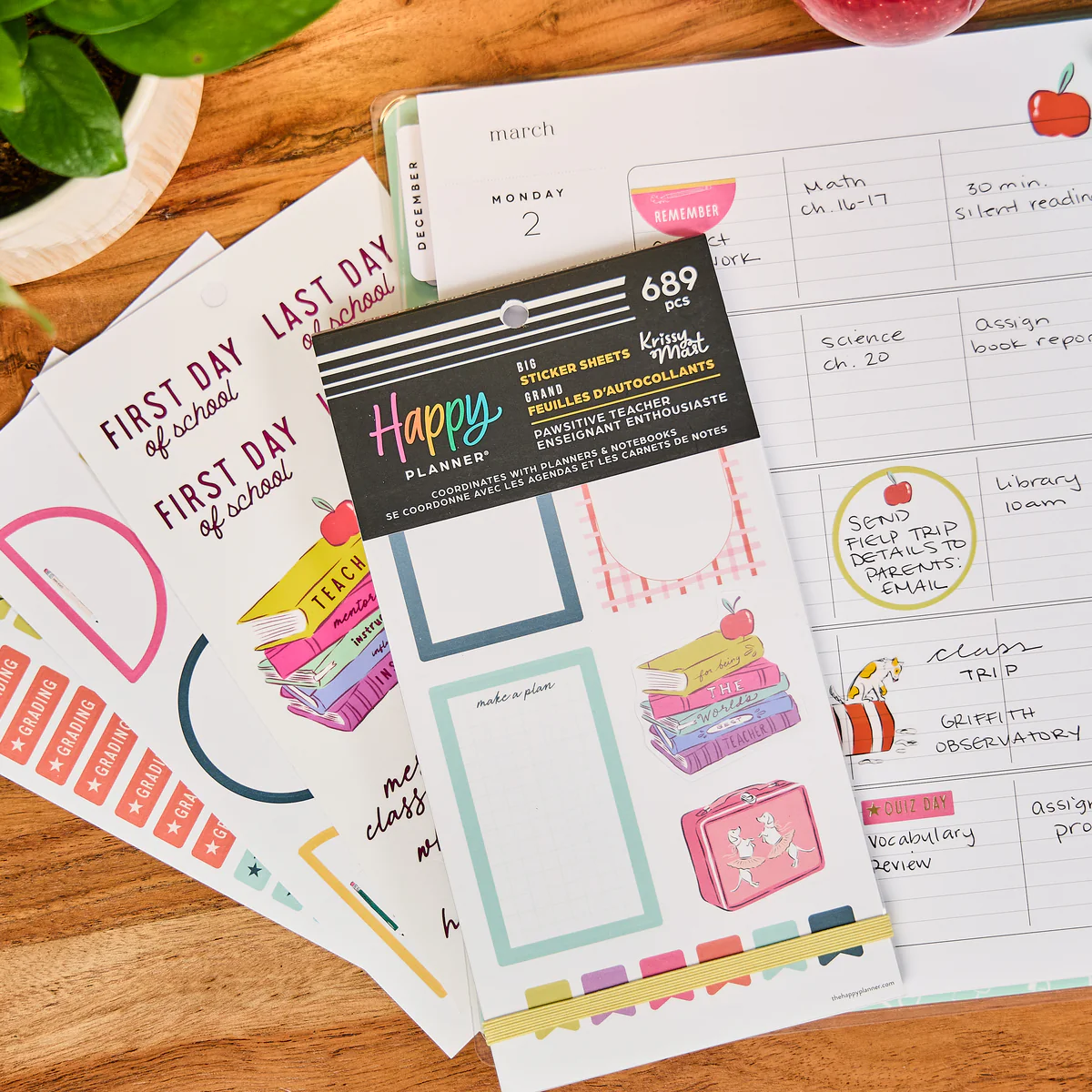 Pawsitive Teacher - Value Pack Stickers - Big 2 Pawsitive Teacher - Value Pack Stickers - Big