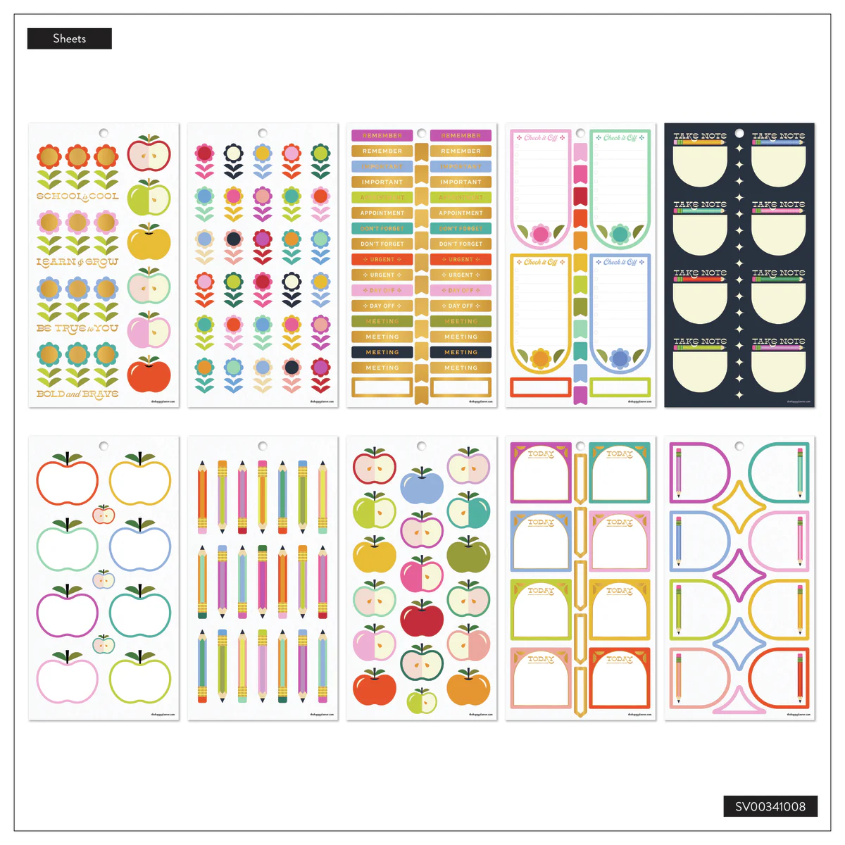 Mod Teacher - Value Pack Stickers - Big 9 Mod Teacher - Value Pack Stickers - Big