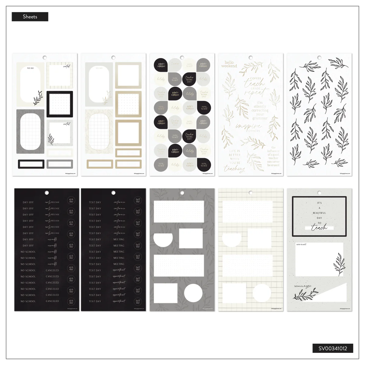 Sharp Studies Teacher - Value Pack Stickers - Big 10 Sharp Studies Teacher - Value Pack Stickers - Big