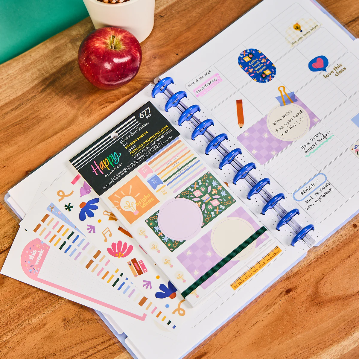 Heart Work Teacher - Value Pack Stickers - Big