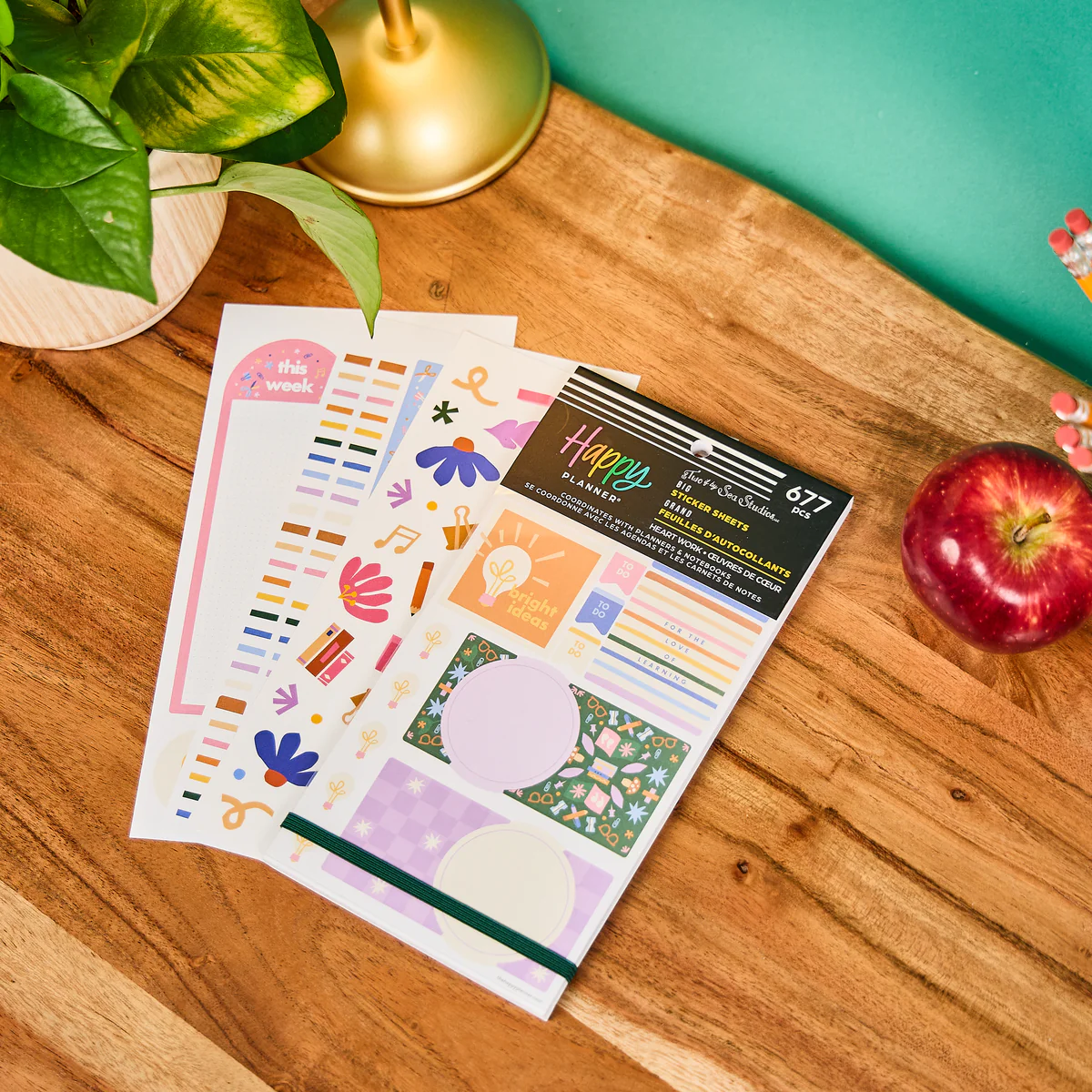Heart Work Teacher - Value Pack Stickers - Big 4 Heart Work Teacher - Value Pack Stickers - Big