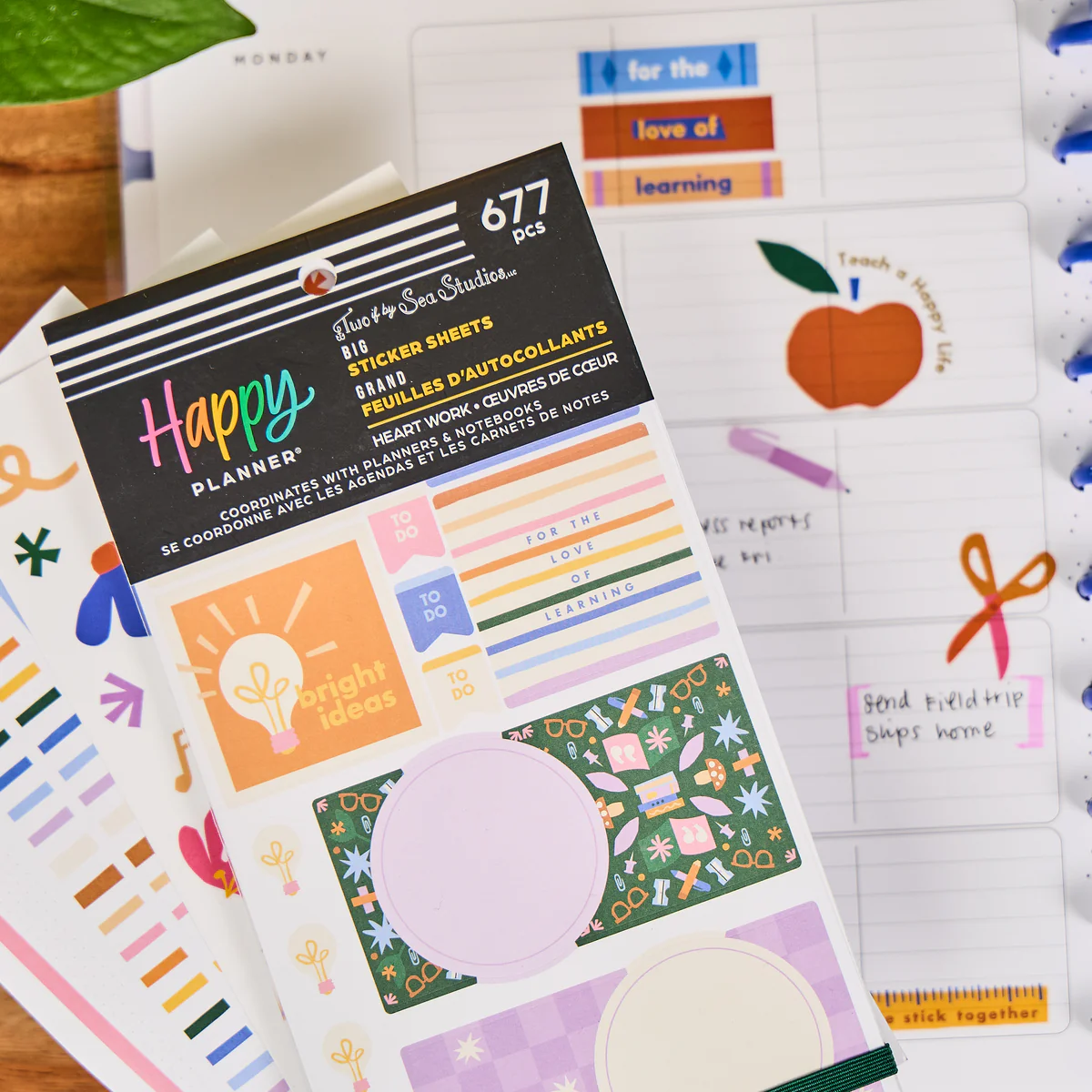 Heart Work Teacher - Value Pack Stickers - Big 5 Heart Work Teacher - Value Pack Stickers - Big