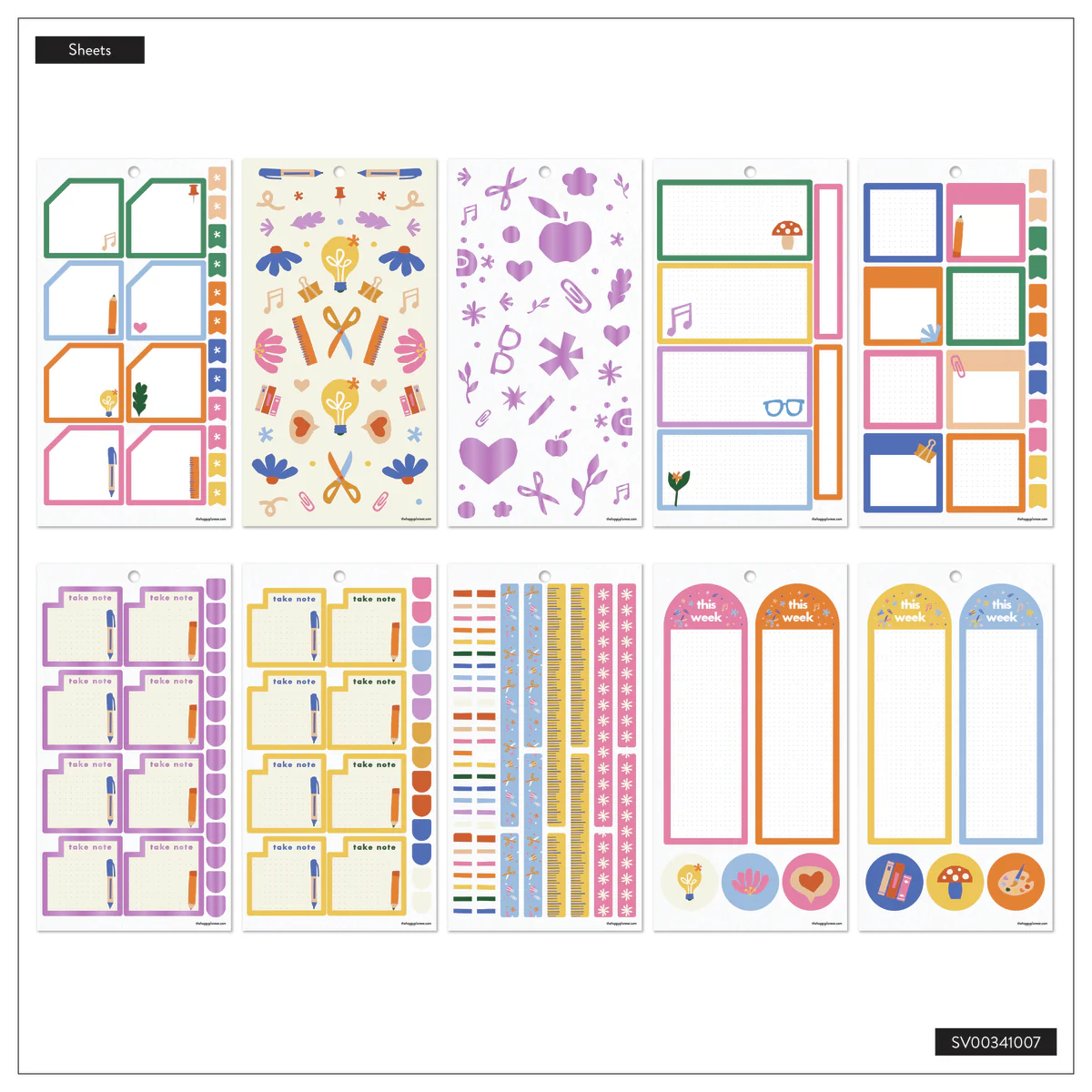 Heart Work Teacher - Value Pack Stickers - Big 9 Heart Work Teacher - Value Pack Stickers - Big
