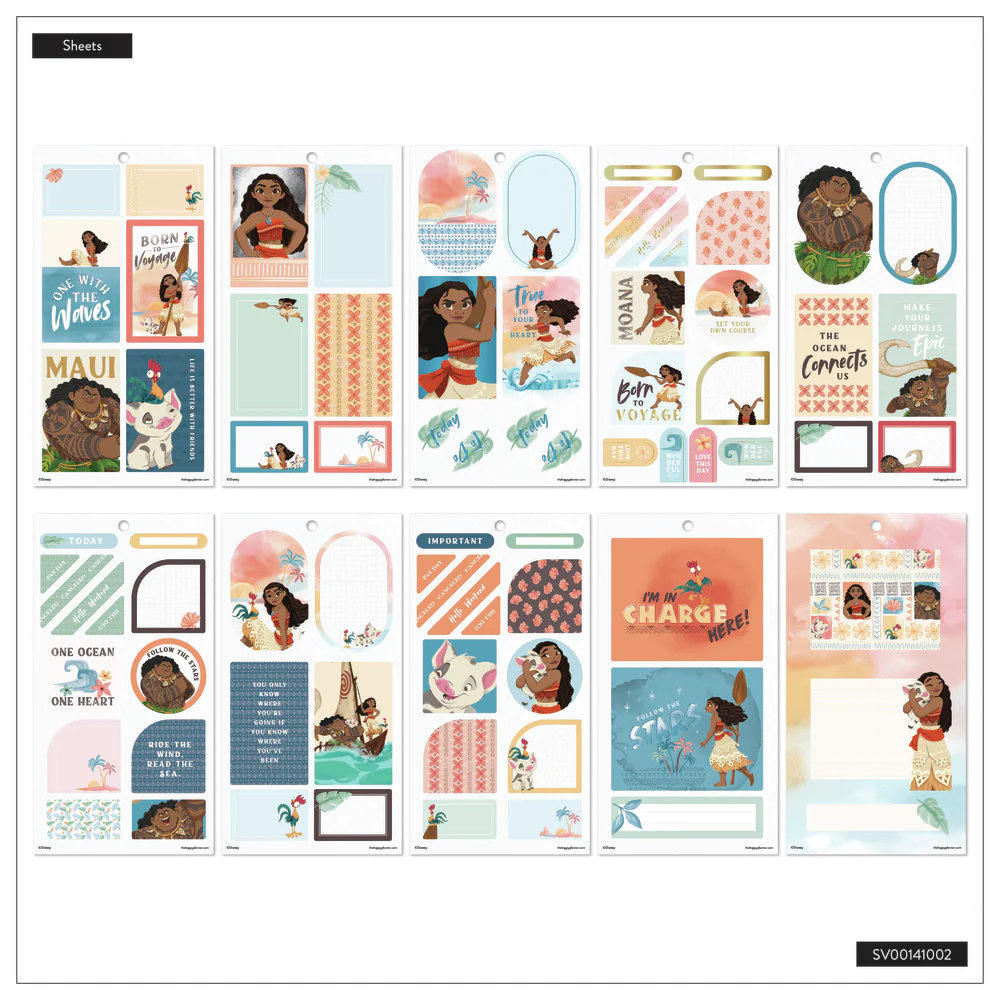 Disney Moana - Value Pack Stickers - Big 4 Disney Moana - Value Pack Stickers - Big