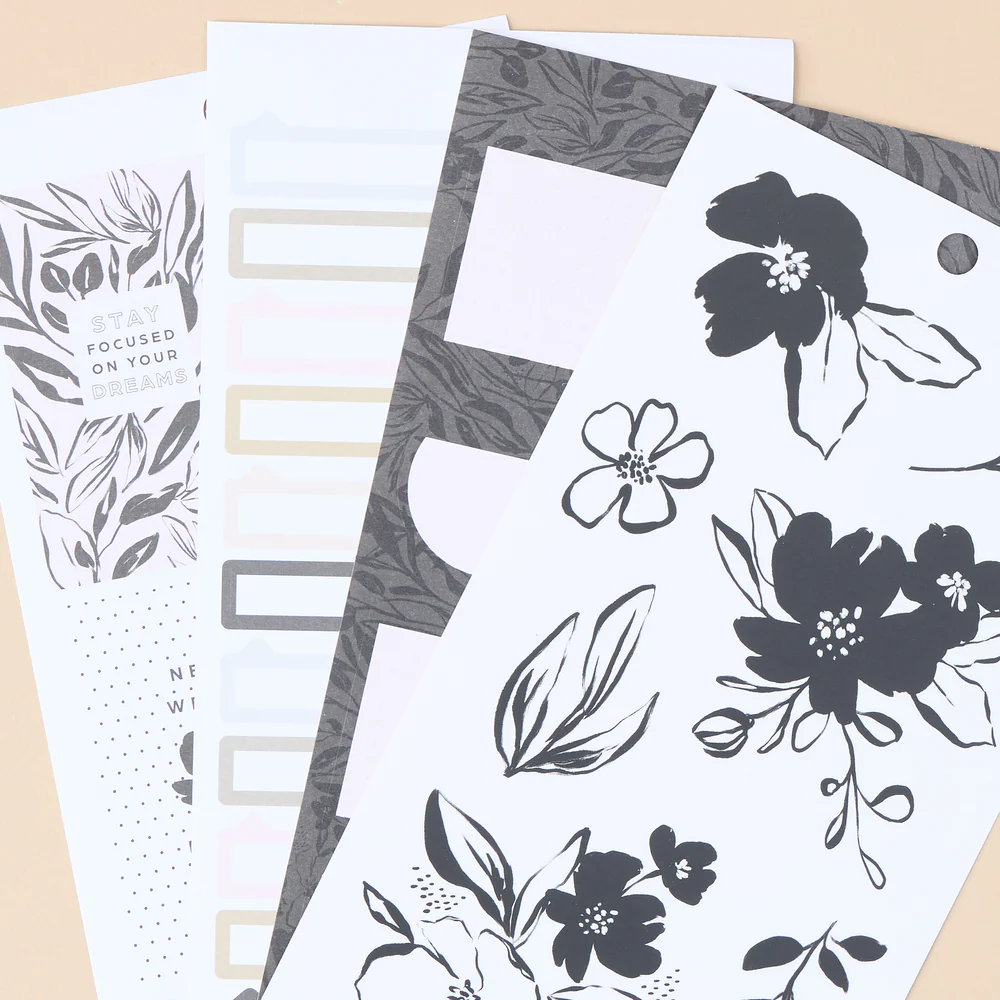 Sketchy Florals - Value Pack Stickers - Big 3 Sketchy Florals - Value Pack Stickers - Big