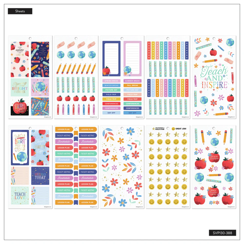 Classroom Brights Teacher - Value Pack Stickers - Big 5 Classroom Brights Teacher - Value Pack Stickers - Big