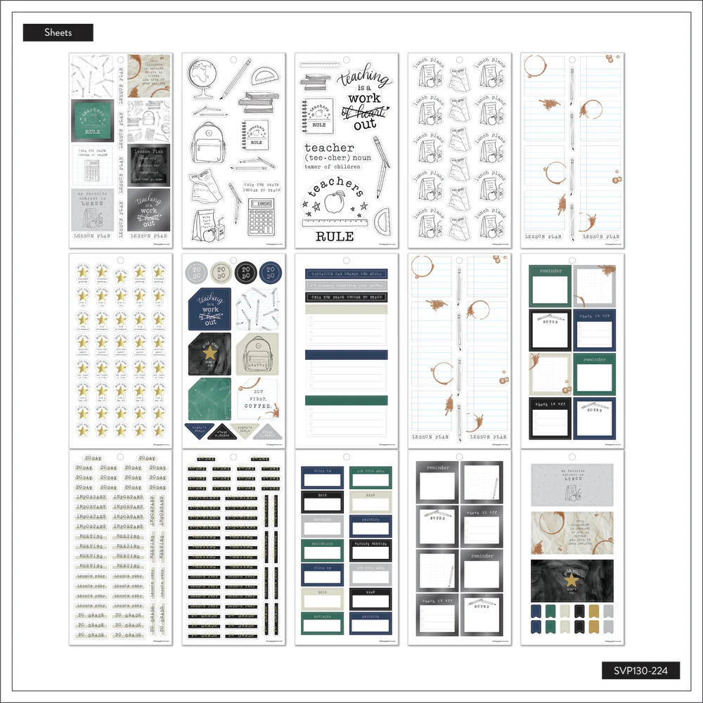 Here We Go Again Teacher - Value Pack Stickers - Big 5 Here We Go Again Teacher - Value Pack Stickers - Big