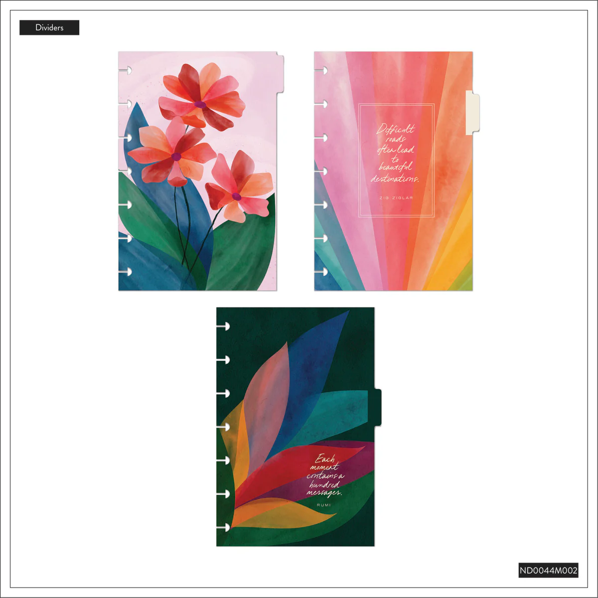 Floral Energy - Dotted Lined Mini Notebook - 60 Sheets 10 Floral Energy - Dotted Lined Mini Notebook - 60 Sheets