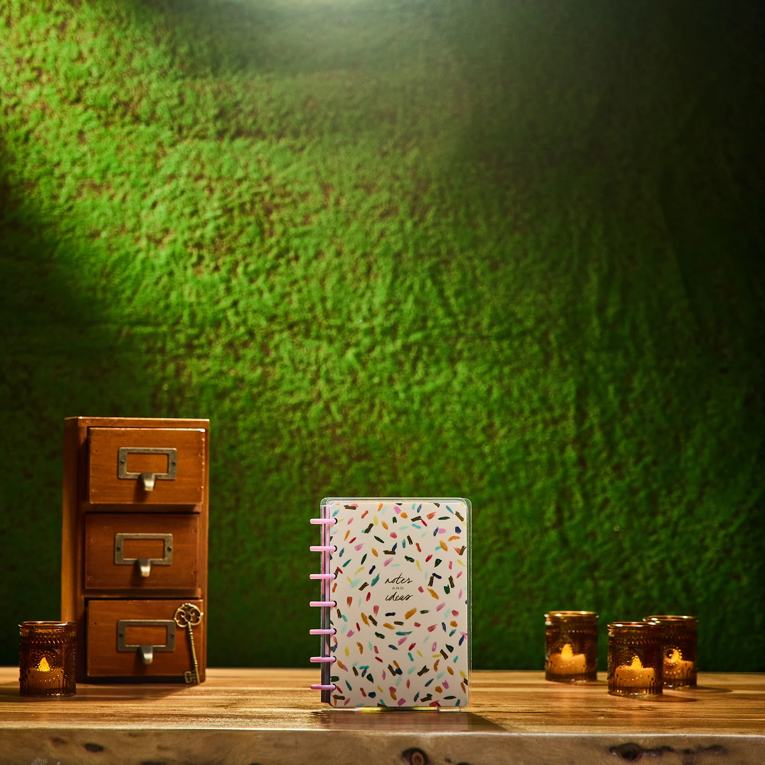 Floral Energy - Dotted Lined Mini Notebook - 60 Sheets 3 Floral Energy - Dotted Lined Mini Notebook - 60 Sheets