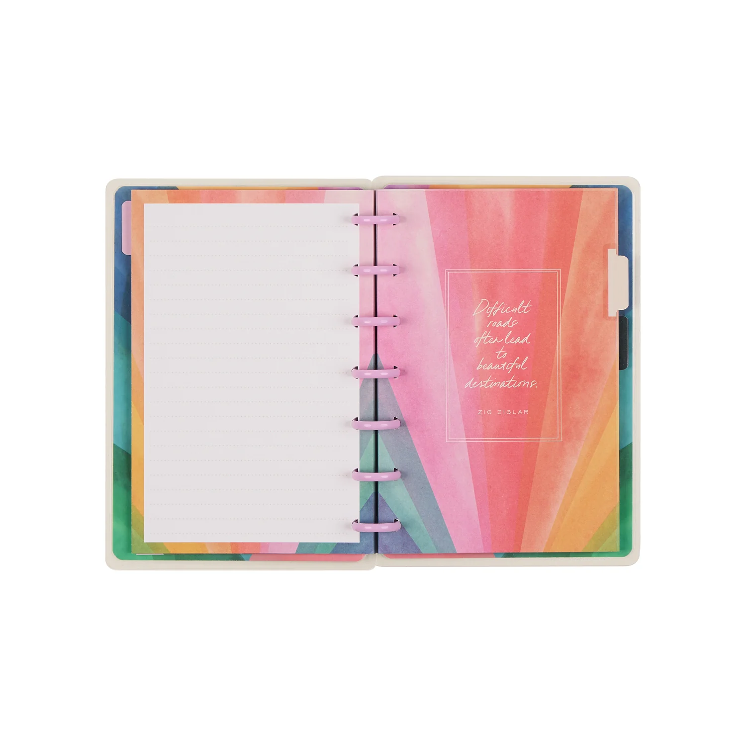 Floral Energy - Dotted Lined Mini Notebook - 60 Sheets 7 Floral Energy - Dotted Lined Mini Notebook - 60 Sheets