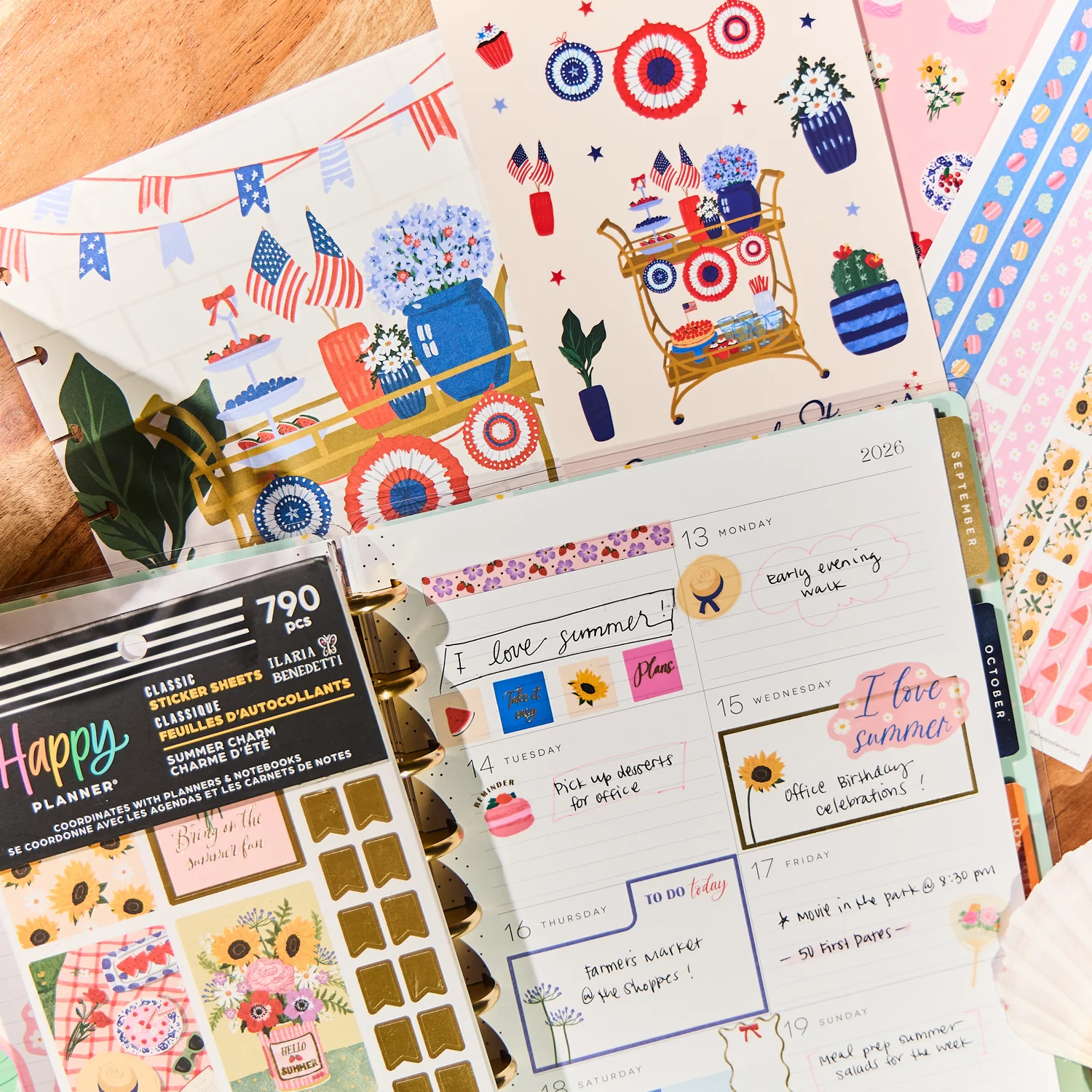 Summer Charm - Value Pack Stickers 6 Summer Charm - Value Pack Stickers