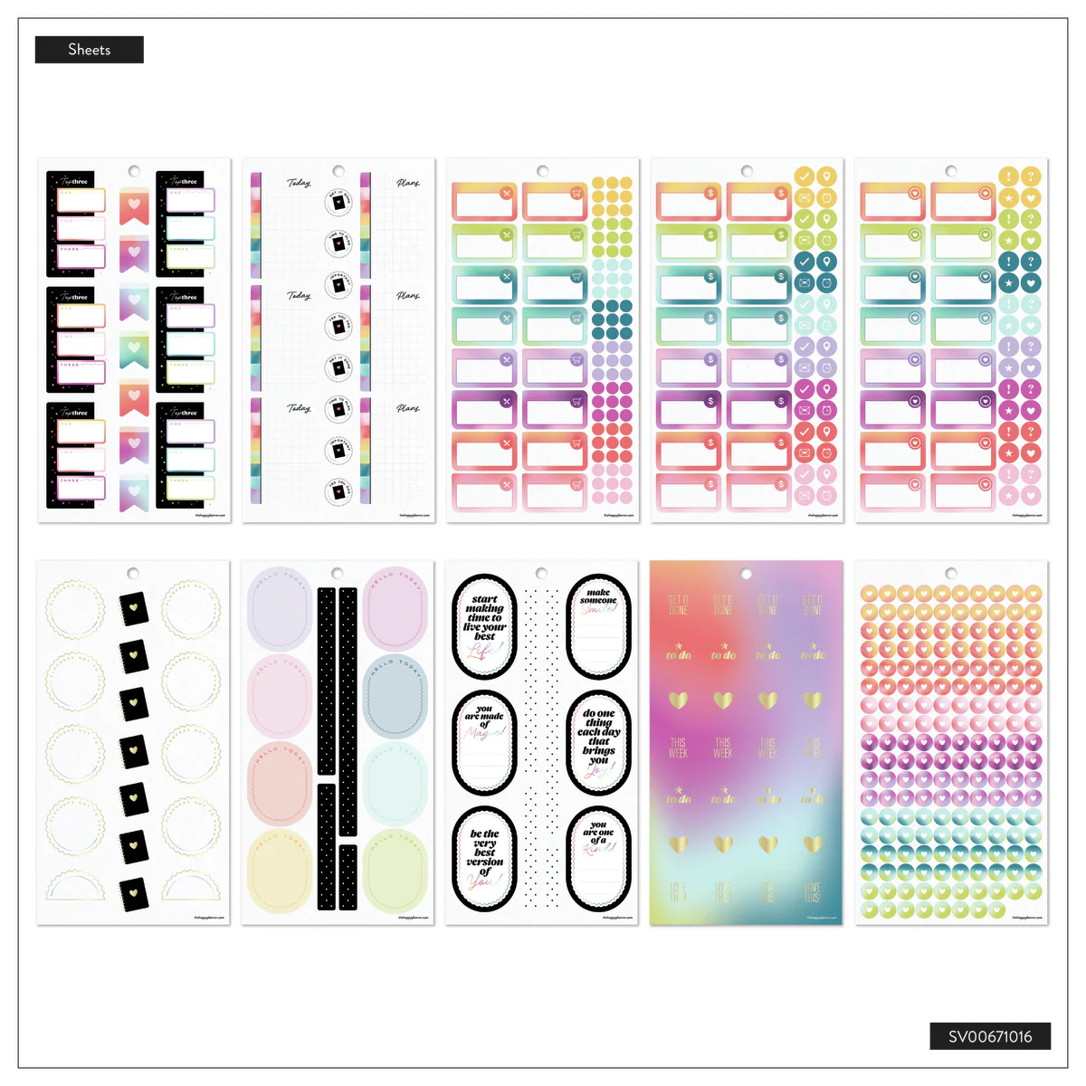 10 Years of Happy - Value Pack Sticker Book 10 10 Years of Happy - Value Pack Sticker Book