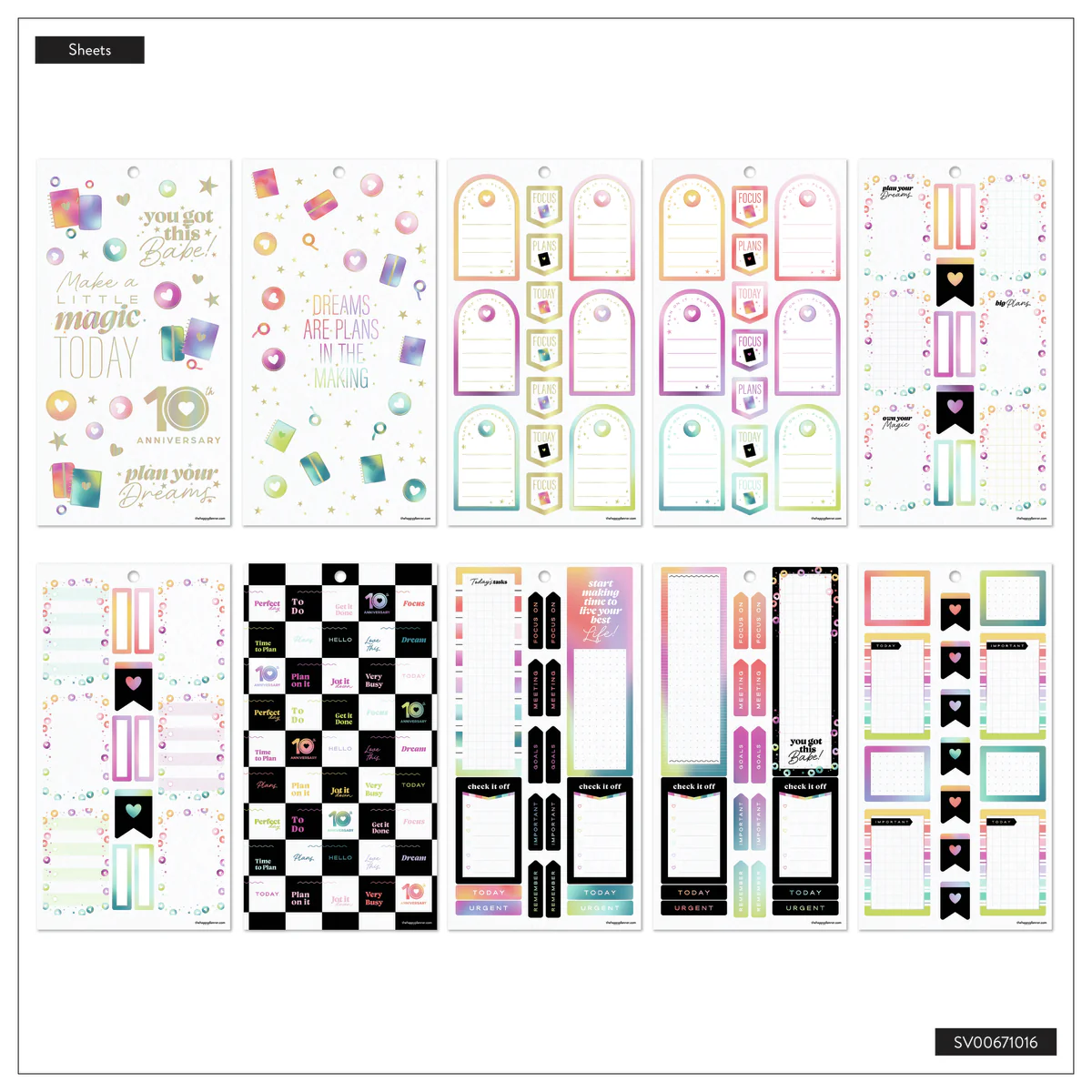 10 Years of Happy - Value Pack Sticker Book 9 10 Years of Happy - Value Pack Sticker Book