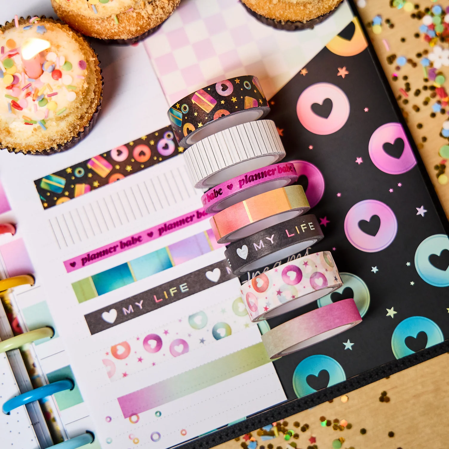 10 Years of Happy - Washi Tape - 7 Pack