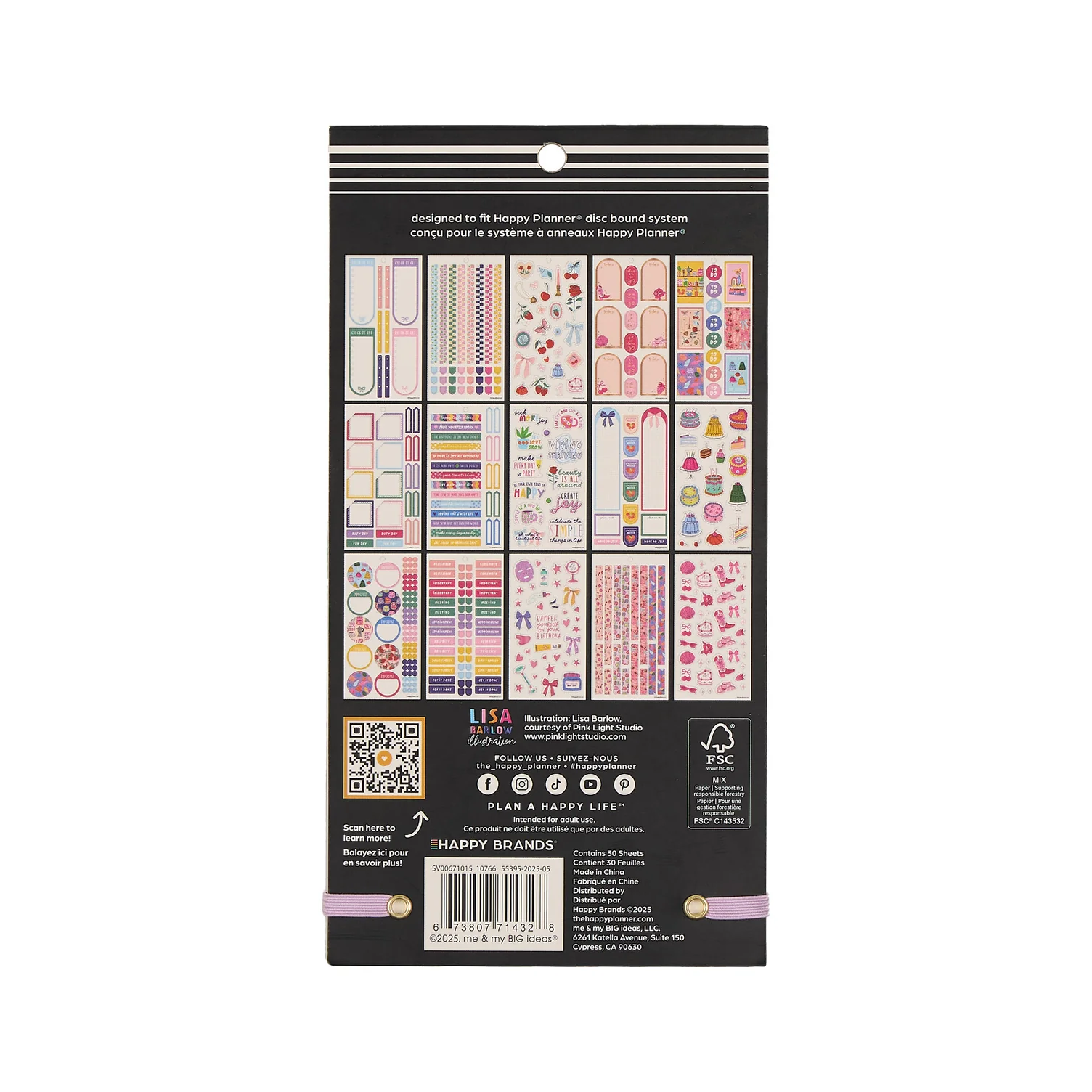 Happy Little Vibes - Value Pack Stickers 10 Happy Little Vibes - Value Pack Stickers