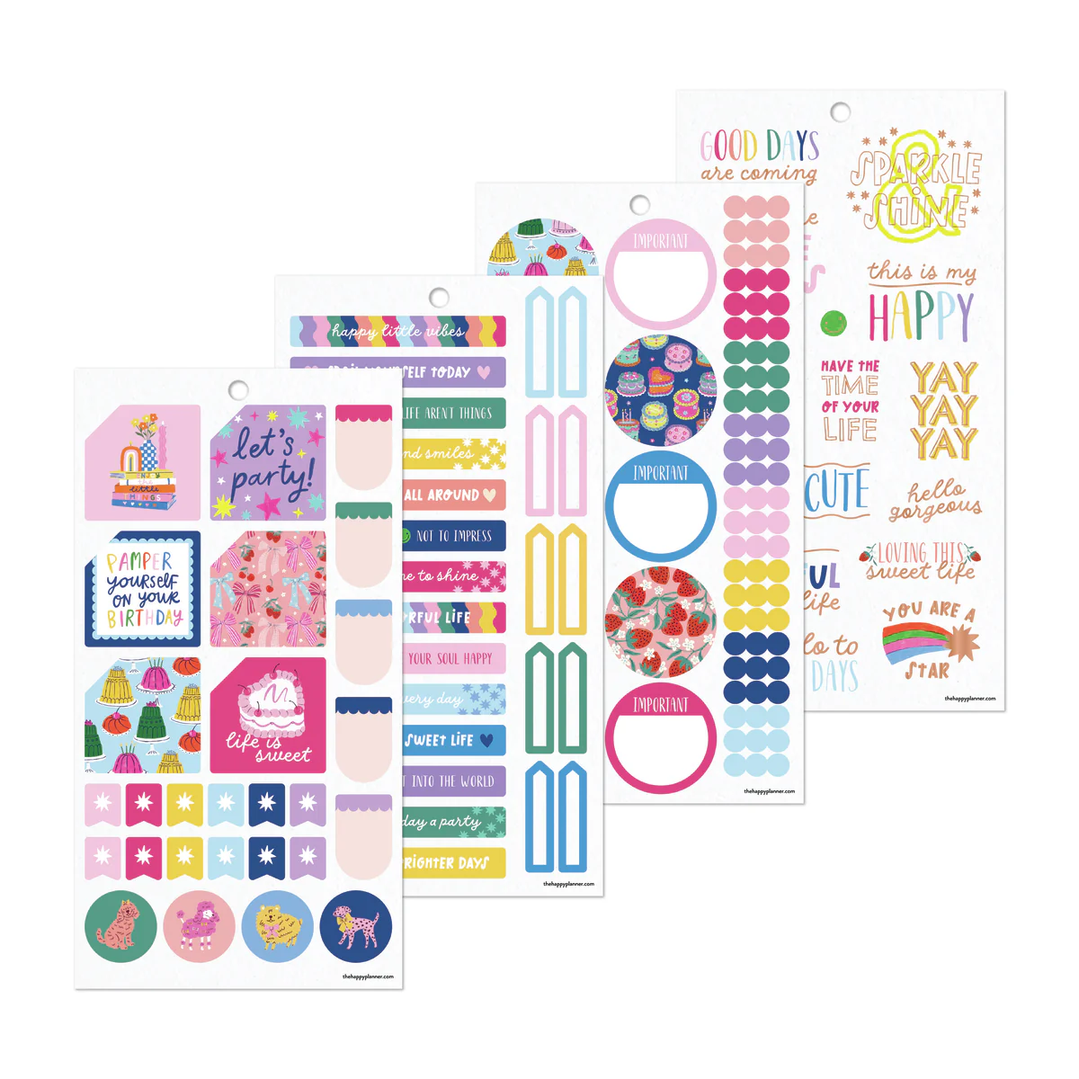Happy Little Vibes - Value Pack Stickers 9 Happy Little Vibes - Value Pack Stickers