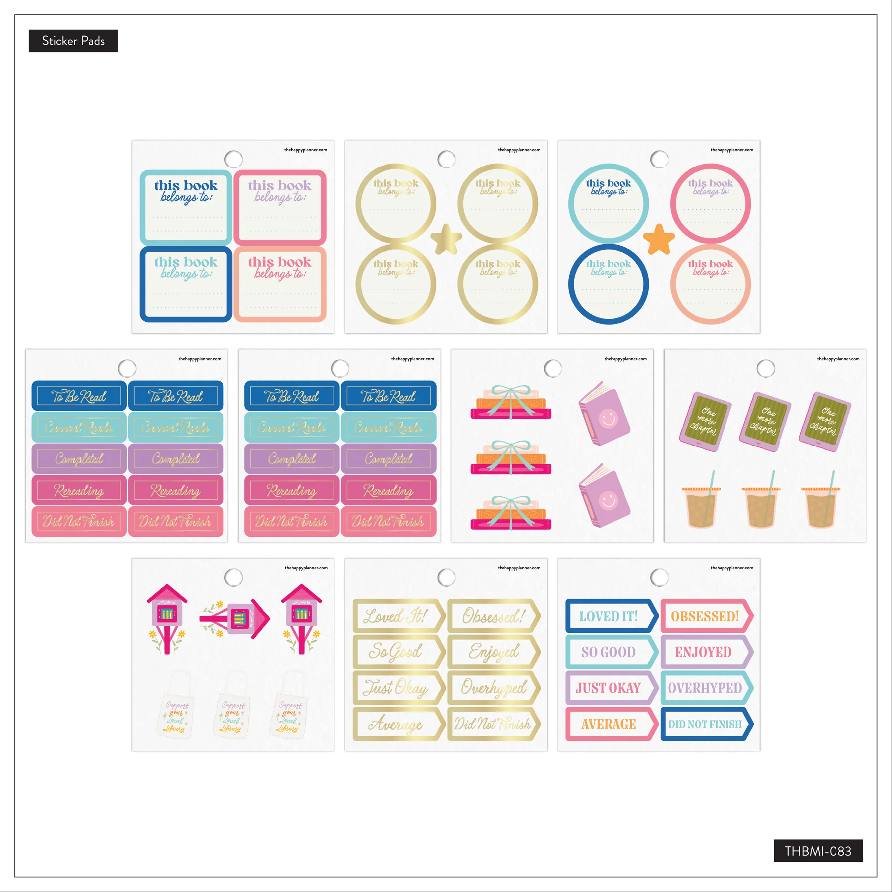 One More Chapter - Mini Reading Journal Bundle 16 One More Chapter - Mini Reading Journal Bundle