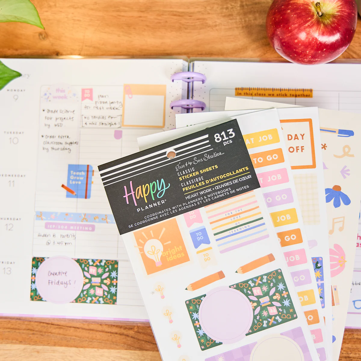 Heart Work Teacher - Value Pack Stickers