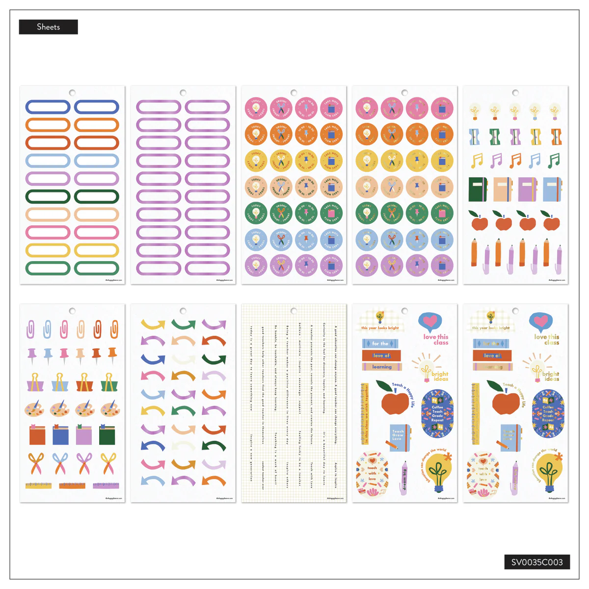 Heart Work Teacher - Value Pack Stickers 9 Heart Work Teacher - Value Pack Stickers