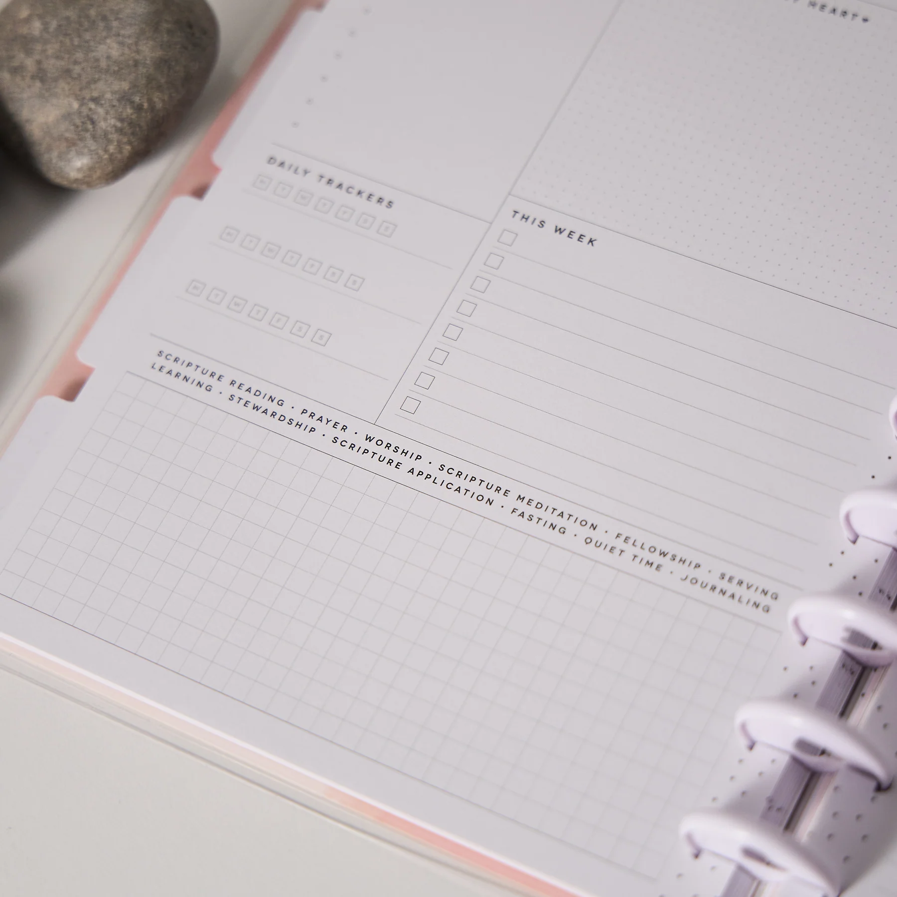 Undated Rise & Align Customizable Faith Planner - Classic Faith Layout - 12 Months 15 Undated Rise & Align Customizable Faith Planner - Classic Faith Layout - 12 Months