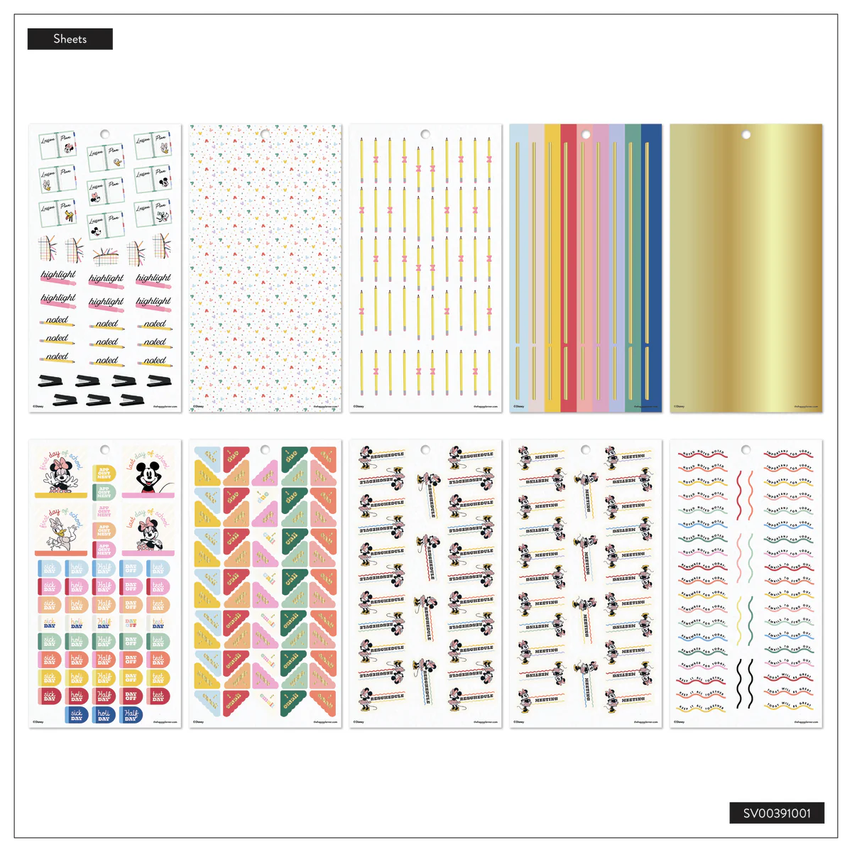 Disney Mickey Mouse & Friends Teacher - Value Pack Stickers 11 Disney Mickey Mouse & Friends Teacher - Value Pack Stickers