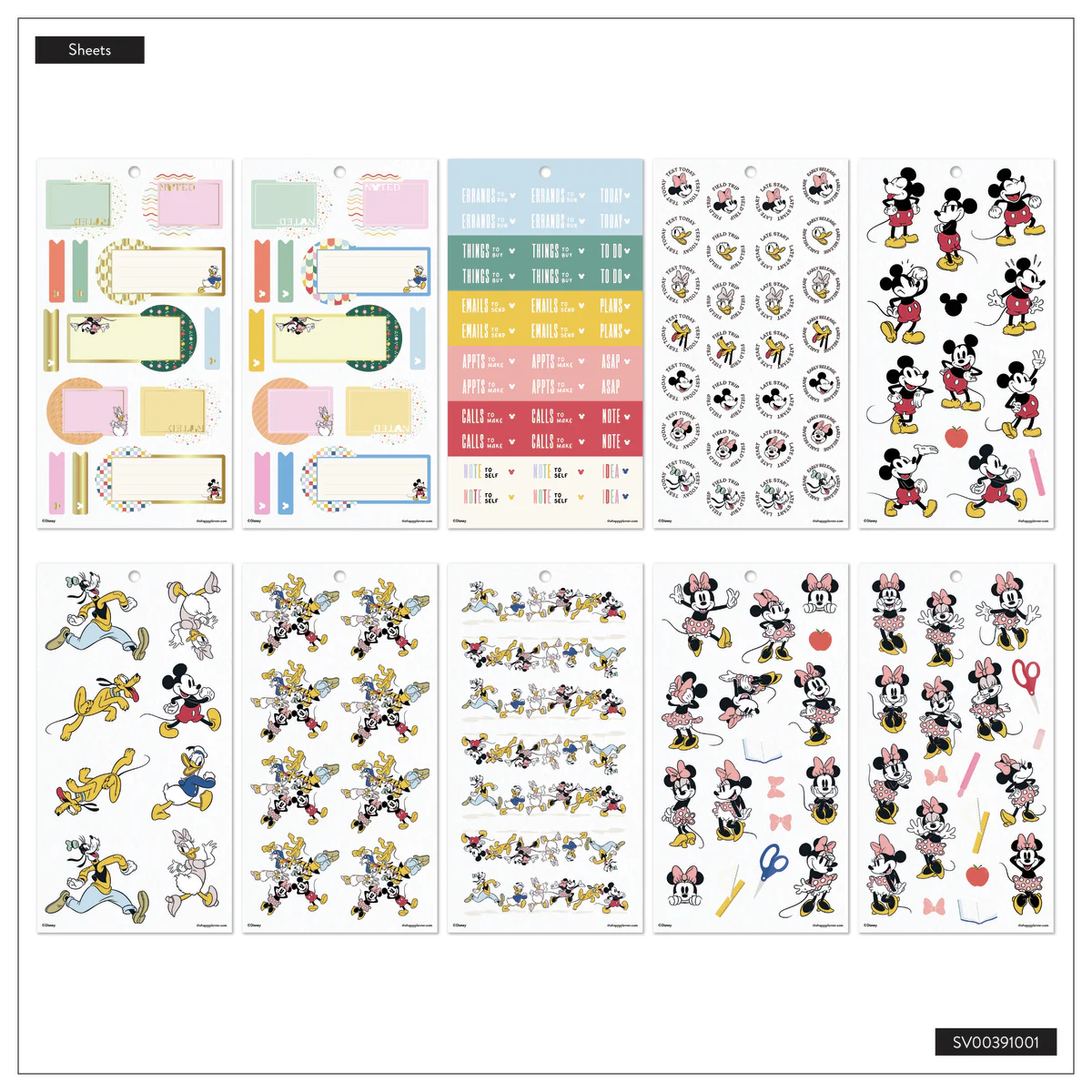 Disney Mickey Mouse & Friends Teacher - Value Pack Stickers 13 Disney Mickey Mouse & Friends Teacher - Value Pack Stickers