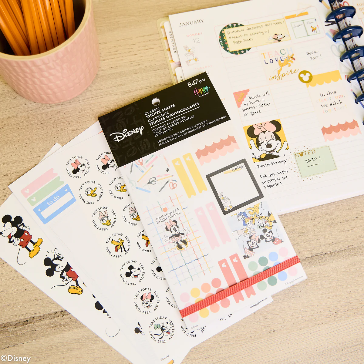 Disney Mickey Mouse & Friends Teacher - Value Pack Stickers 7 Disney Mickey Mouse & Friends Teacher - Value Pack Stickers