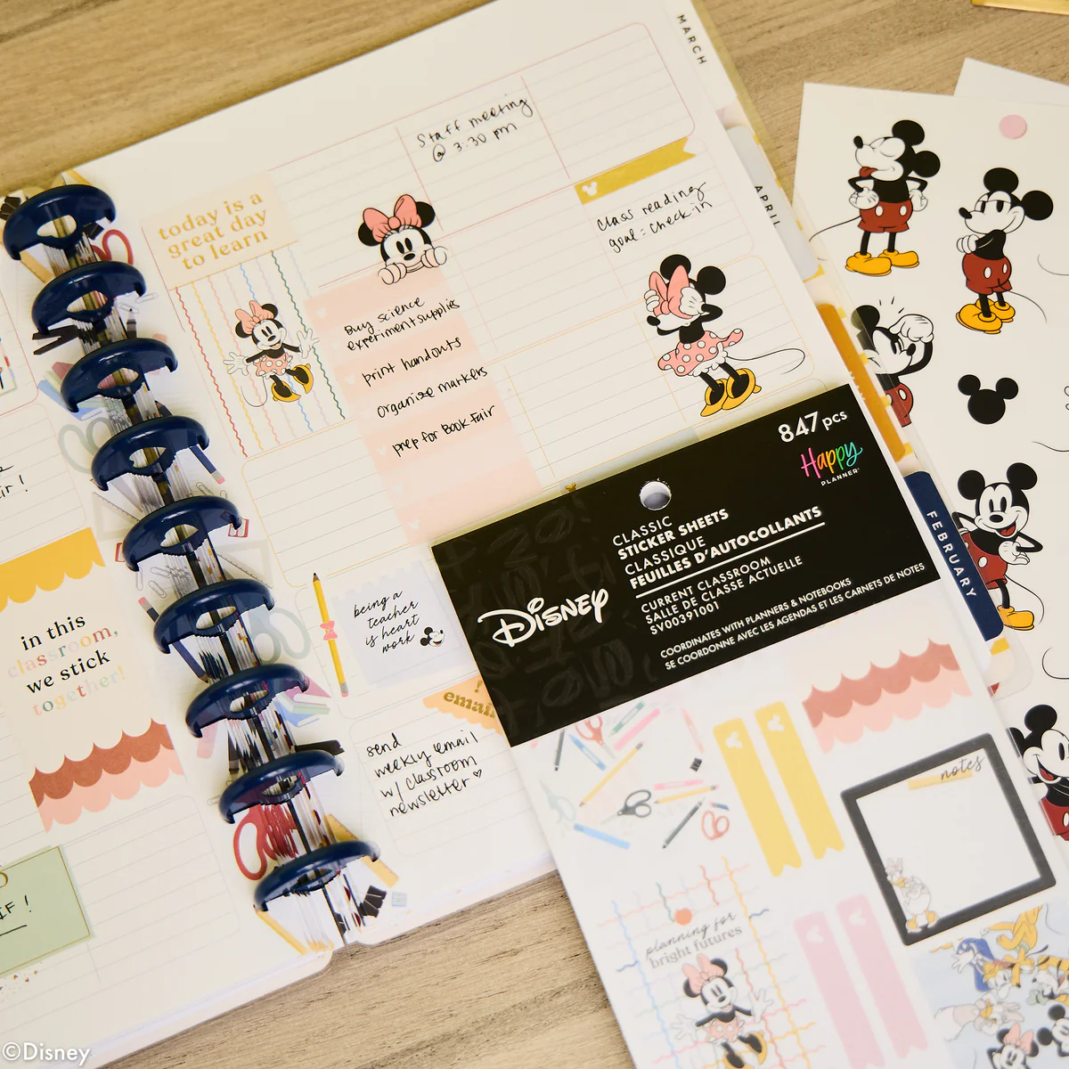 Disney Mickey Mouse & Friends Teacher - Value Pack Stickers 8 Disney Mickey Mouse & Friends Teacher - Value Pack Stickers