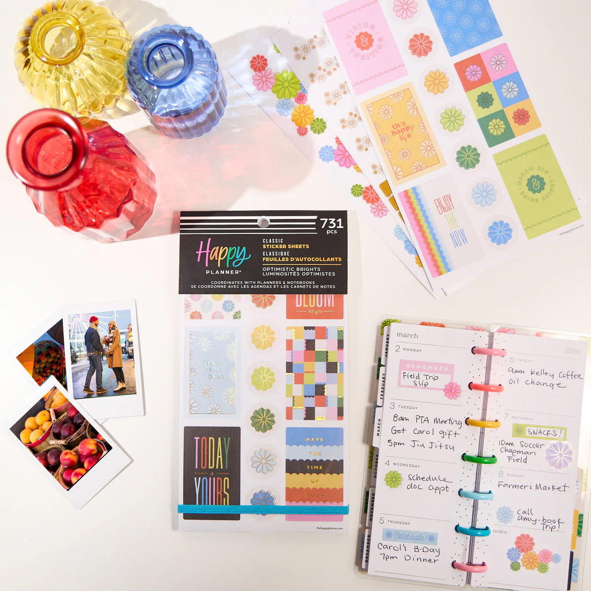 Optimistic Brights - Value Pack Stickers 7 Optimistic Brights - Value Pack Stickers