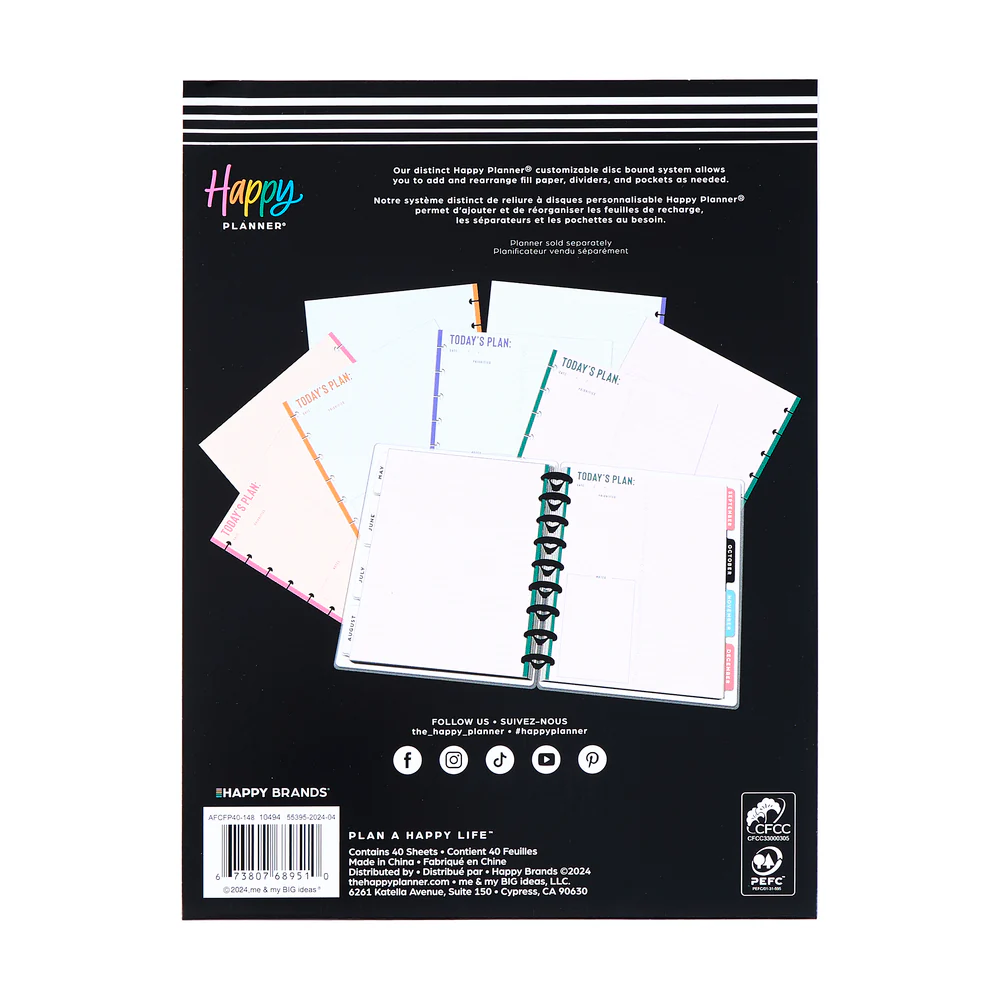 Vivid Brights - Dashboard Classic Filler Paper - 40 Sheets 5 Vivid Brights - Dashboard Classic Filler Paper - 40 Sheets