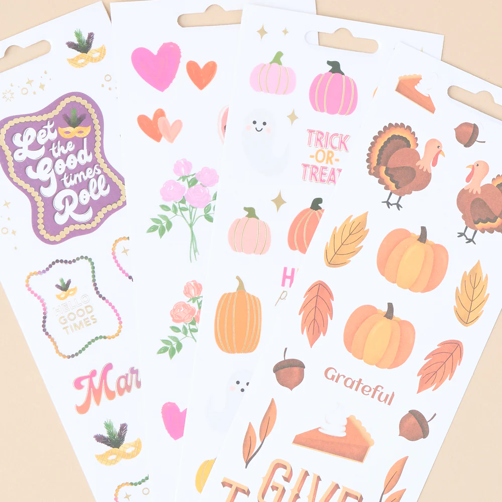 Seasons of Joy - 8 Sticker Sheets 3 Seasons of Joy - 8 Sticker Sheets