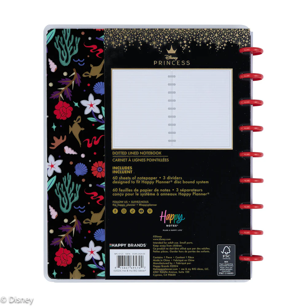 Disney Jasmine vs. Jafar - Dotted Lined Classic Notebook - 60 Sheets 10 Disney Jasmine vs. Jafar - Dotted Lined Classic Notebook - 60 Sheets